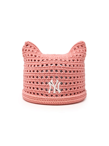 MLB Crochet Meow Beanie New York Yankees