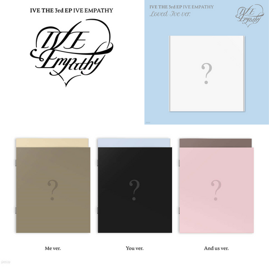 IVE - THE 3rd EP : IVE EMPATHY (LOVED IVE Limited Edition + Me, You, And Us ver.)