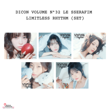 LE SSERAFIM DICON MAGAZINE VOLUME N°32 LE SSERAFIM LIMITLESS RHYTHM