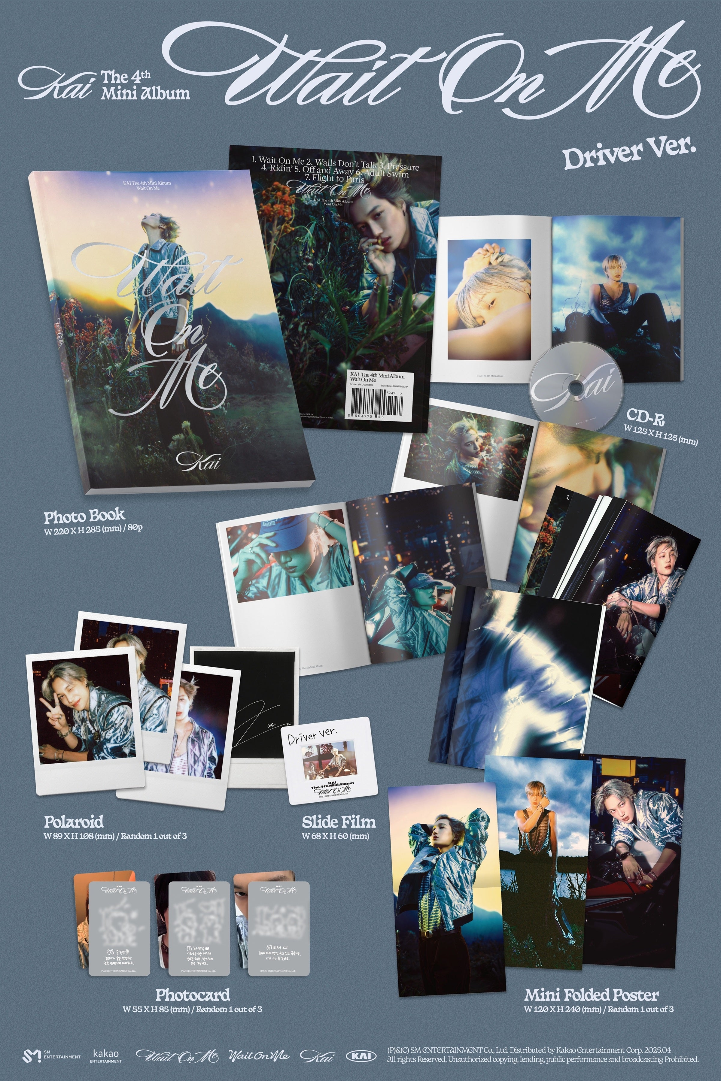 EXO) KAI – 4th Mini Album [Wait On Me] Photobook Ver. – SEOUL TERRACE