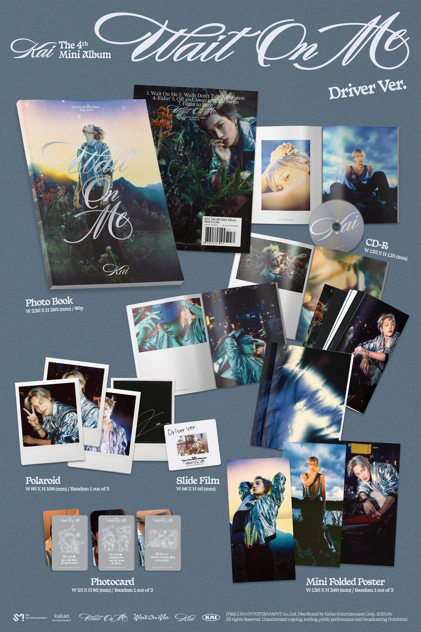 (EXO) KAI – 4th Mini Album [Wait On Me] Photobook Ver.