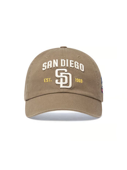 [Karina Pick] 25FW MLB Cooperstown Patch Unstructured Ball Cap San Diego Padres
