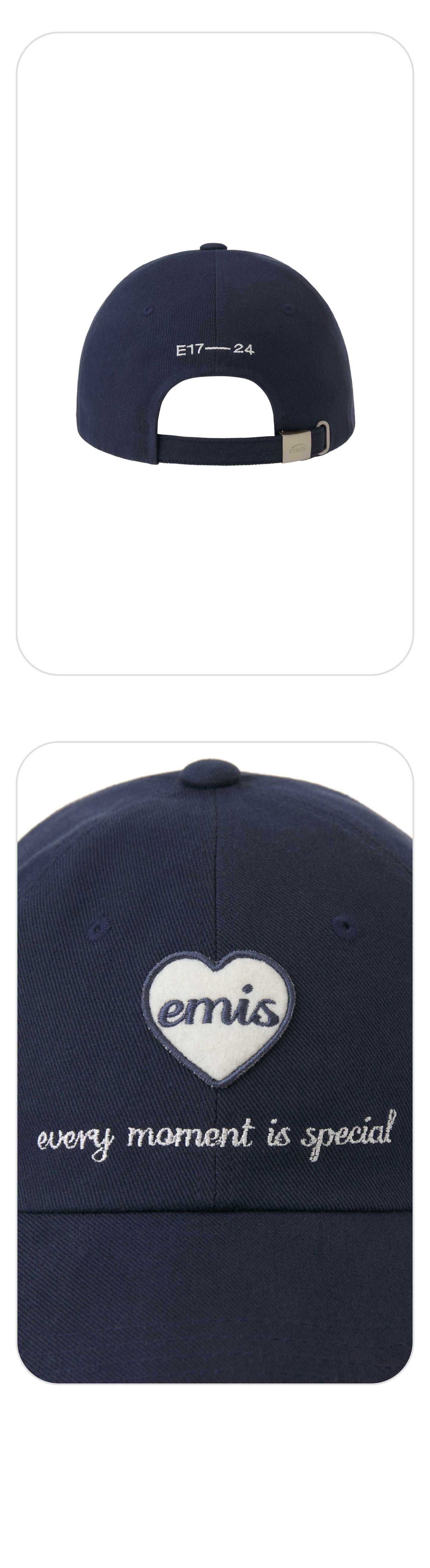 EMIS - Heart Wappen Ball Cap in Navy