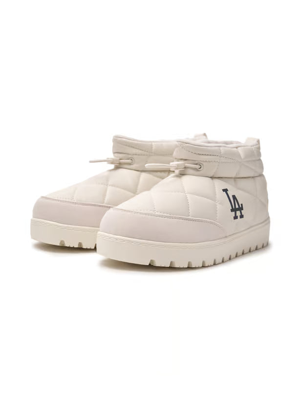 MLB Plush Quilted Boots LA Dodgers