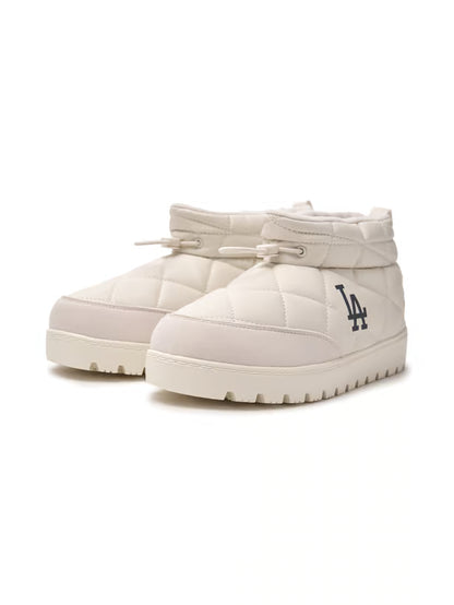 MLB Plush Quilted Boots LA Dodgers
