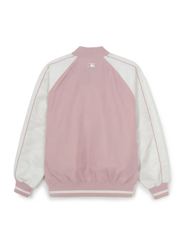[Aespa Karina & TWS Pick] 26SS MLB Nylon Front Cursive Varsity Jacket – New York Mets