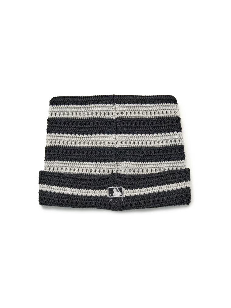 [Aespa Karina Pick 26 Summer] MLB Summer Stripe Meow Beanie