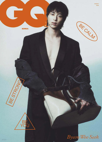 GQ KOREA MAGAZINE AUGUST 2025 COVER : BYEON WOO SEOK