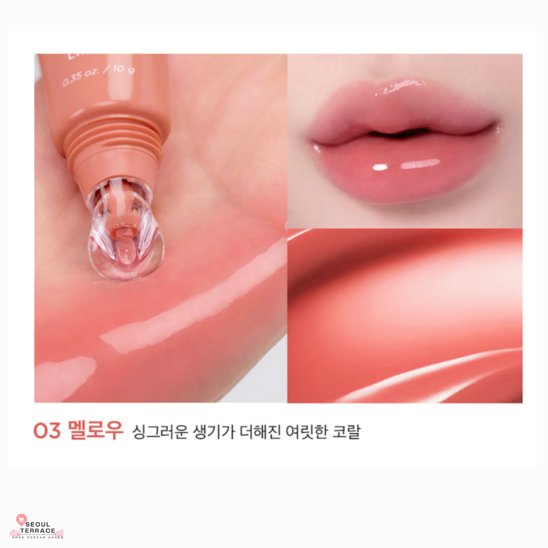 aespa Giselle x EITHER& Glazed Lip Oil 10g (5 Colors) / Aqua Volume Glow