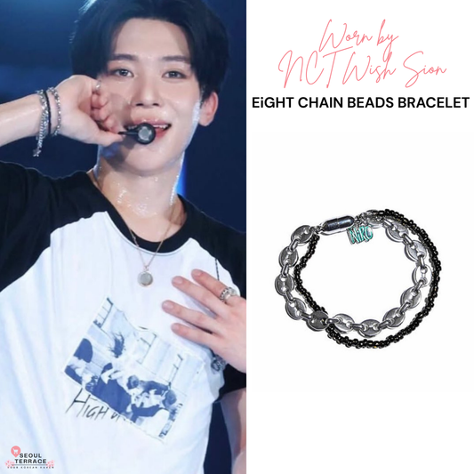 EiGHT CHAIN BEADS BRACELET Seen Worn by NCT Wish Sion