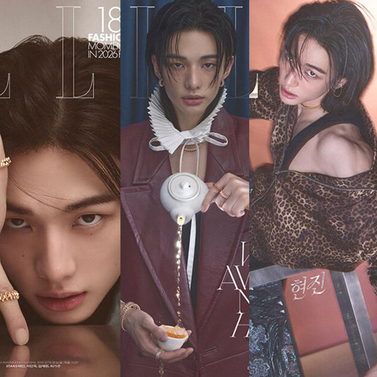 Elle April 2026 (Cover: Stray Kids Hyunjin) Magazine (RANDOM COVER)