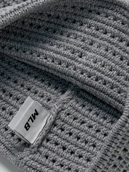 [Aespa Karina Pick] 26SS MLB Summer Crochet Meow Beanie Boston Red Sox