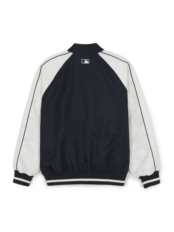 [Aespa Karina & TWS Pick] 26SS MLB Nylon Front Cursive Varsity Jacket – New York Mets