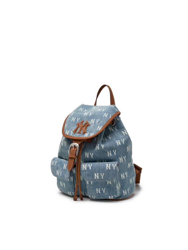 MLB Classic Monogram Vintage Denim Backpack
