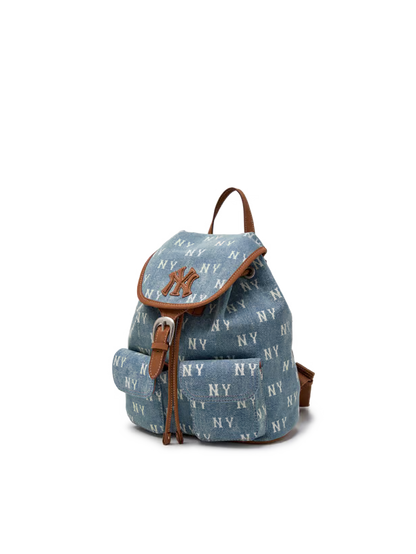 MLB Classic Monogram Vintage Denim Backpack