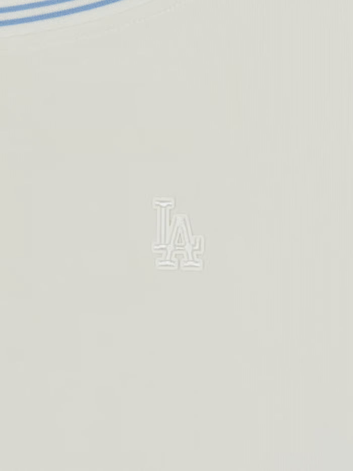 [RESCENE X MLB] 26FW Women's Varsity Lace Tape Off-Shoulder Sweatshirt