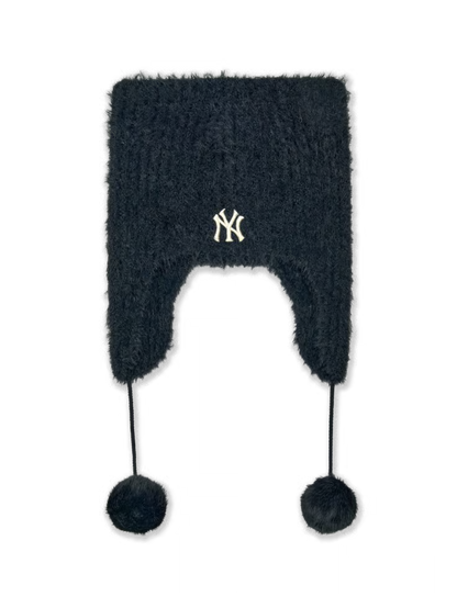 MLB 26FW Fur Meow Earflap Beanie