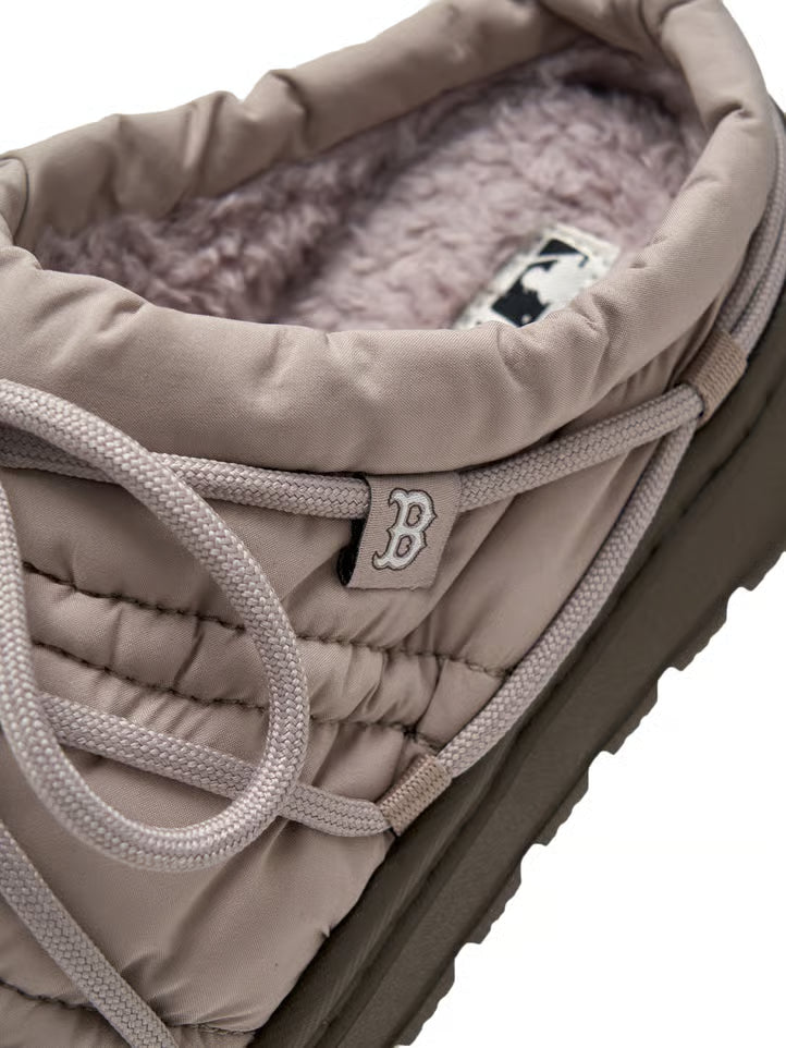 [Aespa Karina Pick] MLB Plush Padded Mule Lace Boston Red Sox