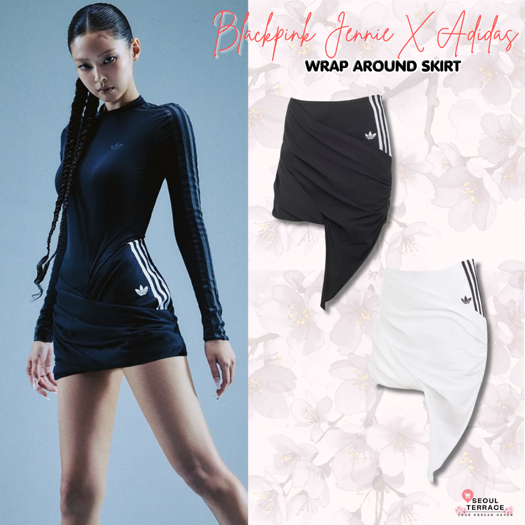 [Blackpink Jennie X Adidas] Wrap Around Skirt