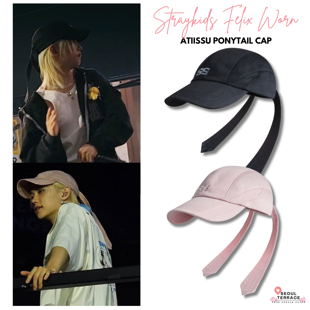 [Straykids Felix Worn] Atiissu Ponytail Cap