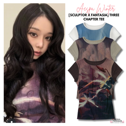 [Aespa Winter Worn] Sculptor X Fantasia Three Chapter Tee