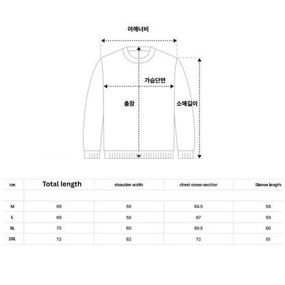 [Riize Pick] 26SS Satur Lauren Small Logo Basic Sweatshirt