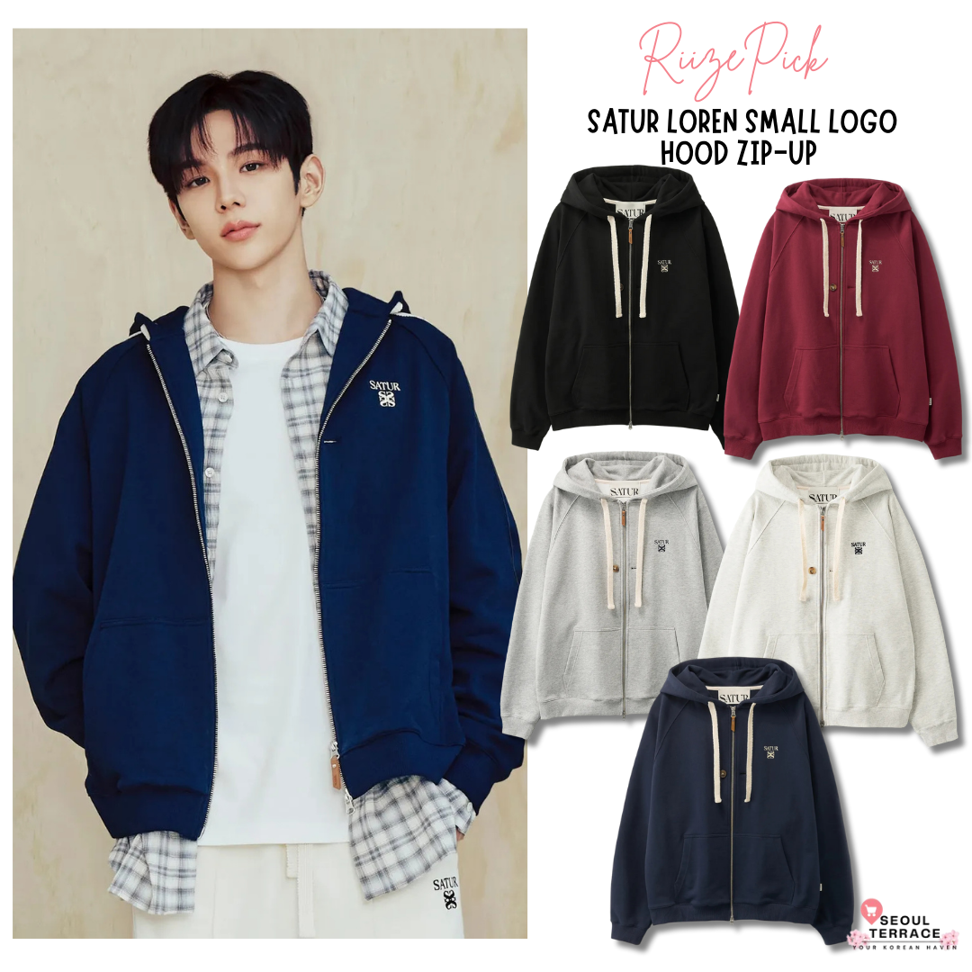 [Riize Pick] 26SS Satur Loren Small Logo Hood Zip-Up