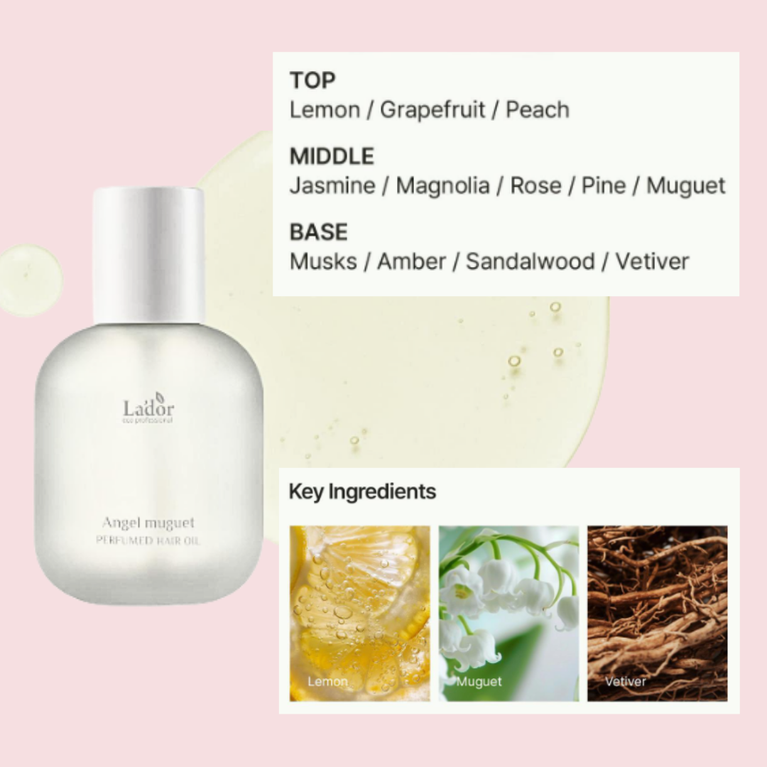 New Scent] BTS Jimin X LADOR Angel Muguet Perfumed Hair Oil with