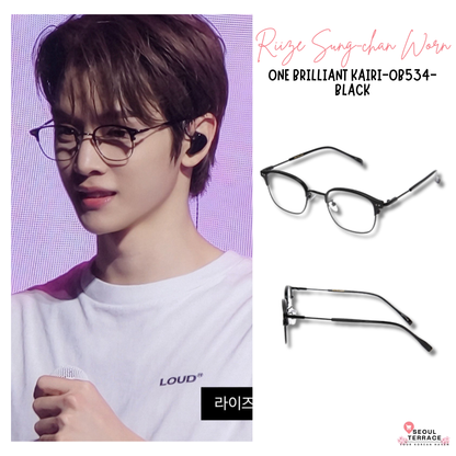 [Riize Sung-chan Worn] ONE BRILLIANT Kairi-OB534-Black