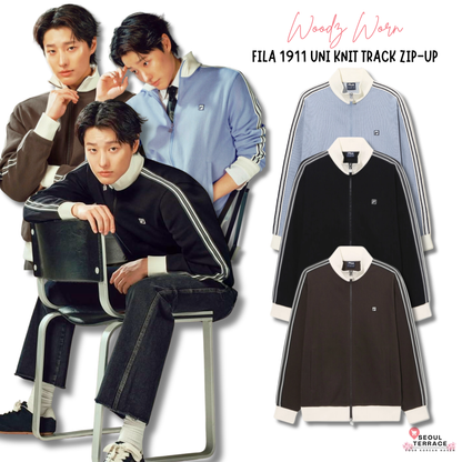 [Woodz Worn] 26SS FILA 1911 Uni Knit Track Zip-up