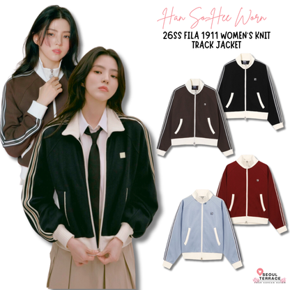 [Han So-Hee Worn] 26SS FILA 1911 Women's Knit Track Jacket