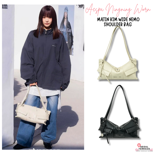 [Aespa Ningning Worn] Matin Kim Wide Nemo Shoulder Bag