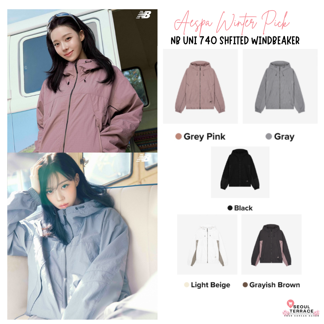 [Aespa Winter Pick] 26SS New Balance UNI 740 Shfited Windbeaker