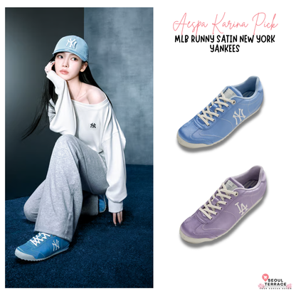 [Aespa Karina Pick] 26SS MLB Runny Satin New York Yankees