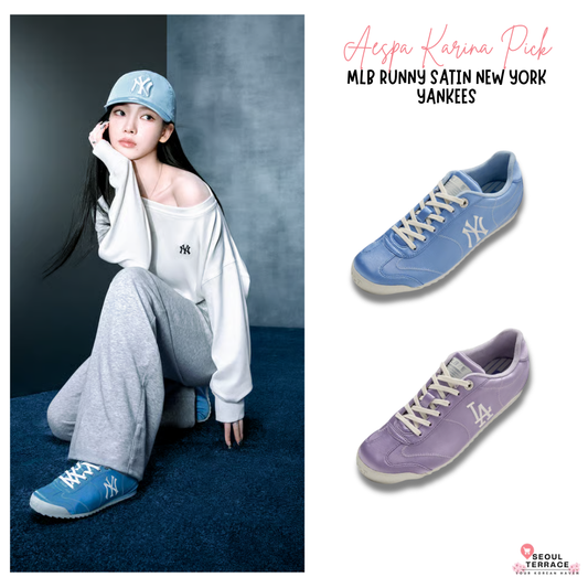 [Aespa Karina Pick] 26SS MLB Runny Satin New York Yankees