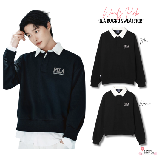 [Woodz worn] Fila Rugby Sweatshirt