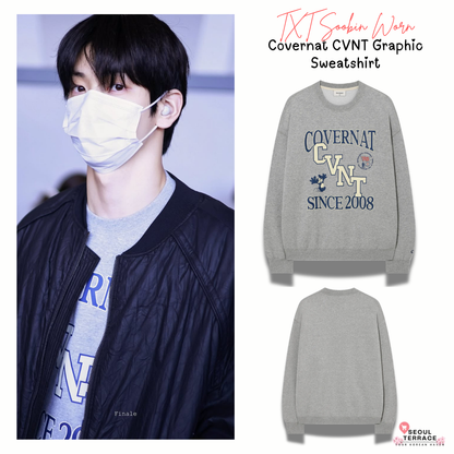 [TXT Soobin Worn] Covernat CVNT Graphic Sweatshirt