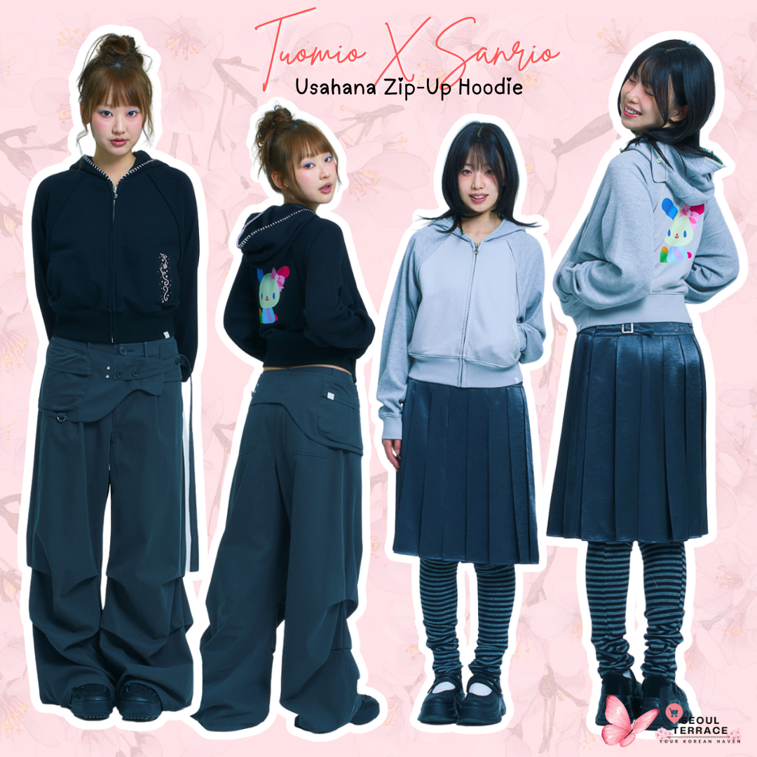 Tuomio X Sanrio Characters Usahana Zip-Up Hoodie