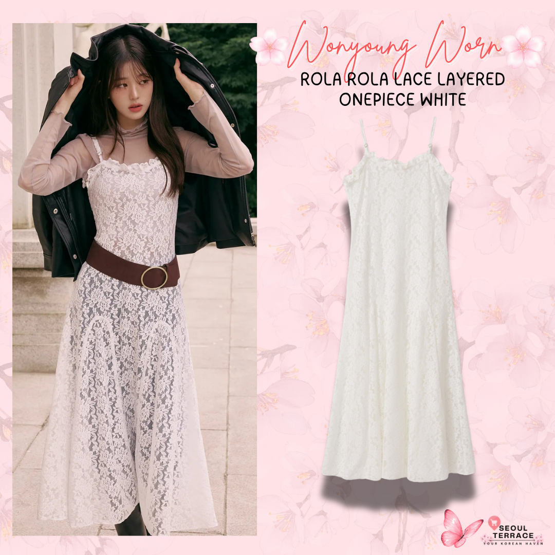 [Ive Wonyoung Worn] Rola Rola Lace Layered Onepiece