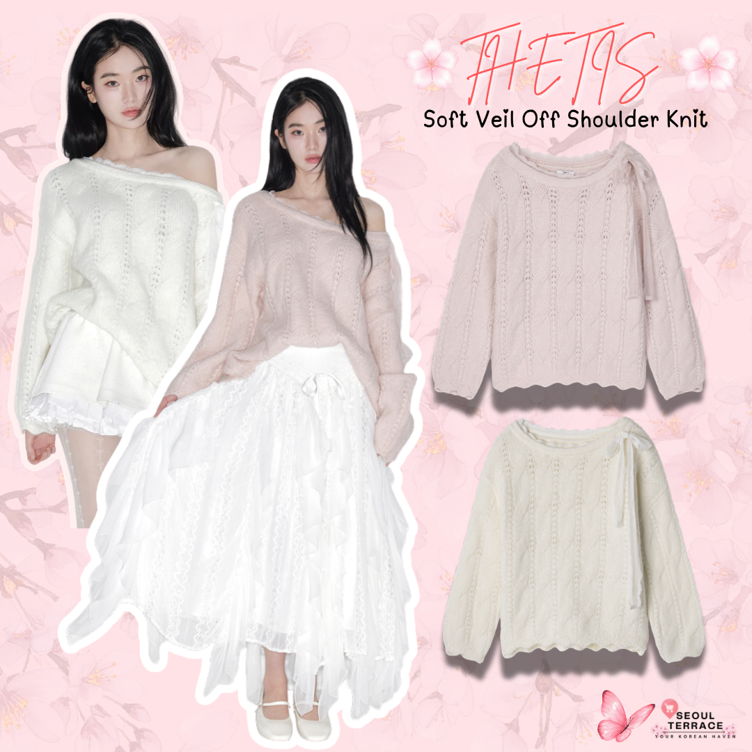 THETIS Soft Veil Off Shoulder Knit