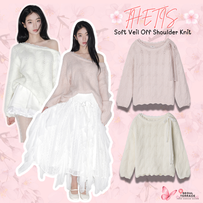 THETIS Soft Veil Off Shoulder Knit