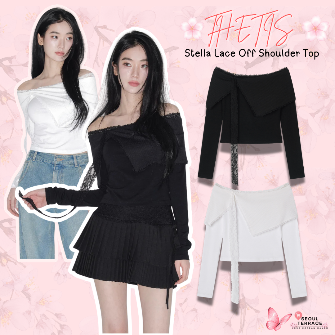THETIS Stella Lace Off Shoulder Top