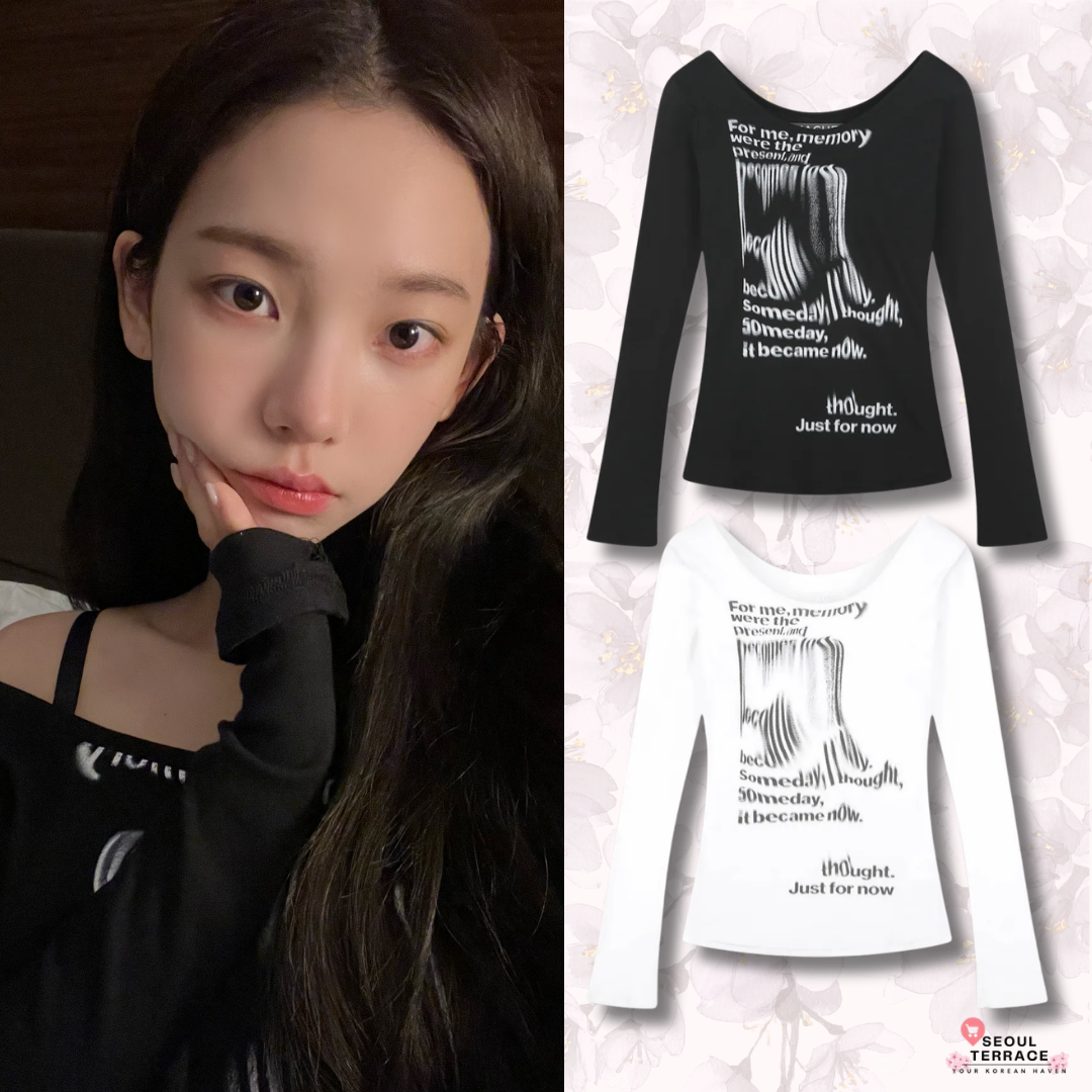 [Aespa Karina Worn] NACHE Flow Slim Fit Long Sleeve