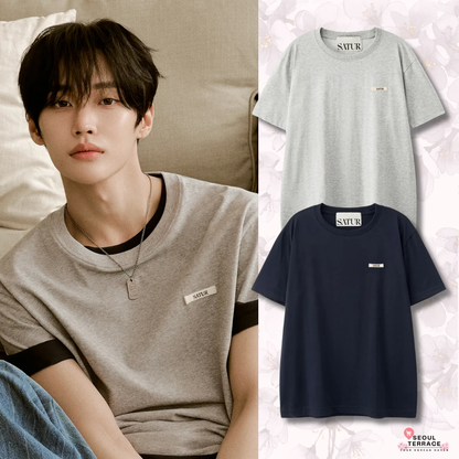 [Riize X Satur] 26 Summer  Supima Basic Crew Neck Short Sleeve T-shirt