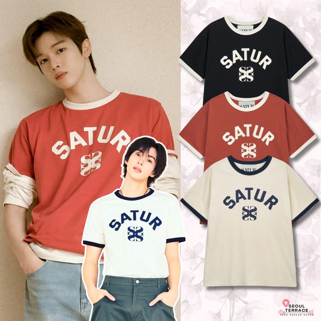 [Riize X Satur] 26 Summer  Arch Logo Ringer Short Sleeve T-shirt