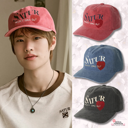 [Riize X Satur] 26 Summer 5 Panel Vintage Logo Cap