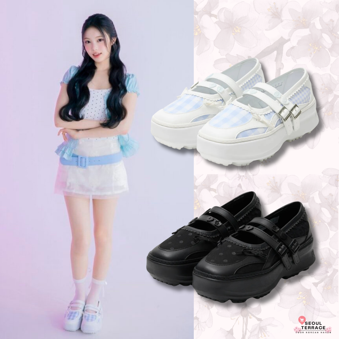 [Hearts2Hearts Ian Worn] Tuomio X FLCT Memento Patchwork Platform Mary jane Shoes