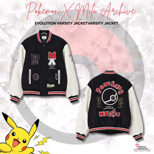 [Pokemon X Milo Archive]  Evolution Varsity Jacket