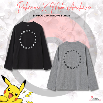 [Pokemon X Milo Archive] Symbol Circle Long Sleeve