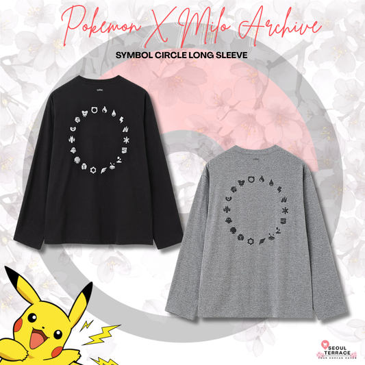 [Pokemon X Milo Archive] Symbol Circle Long Sleeve